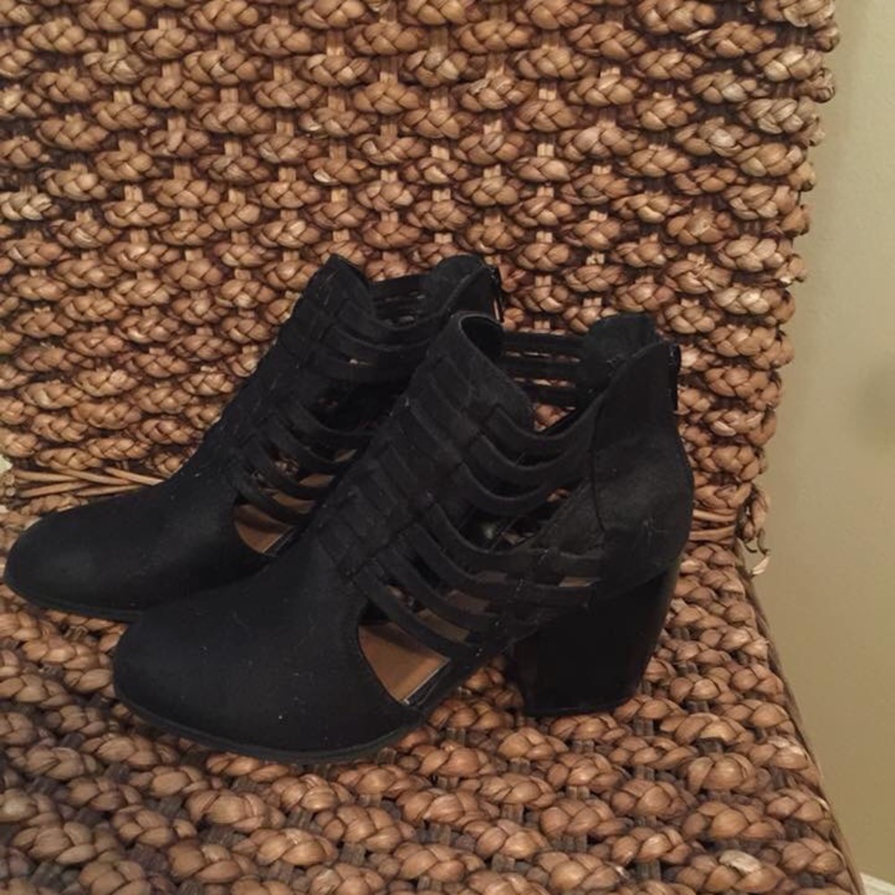 Brand new black booties
